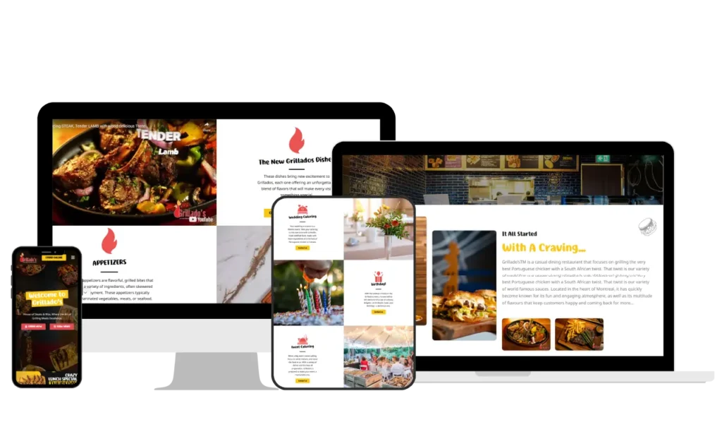 Grillado’s Restaurant WordPress Website Development Project